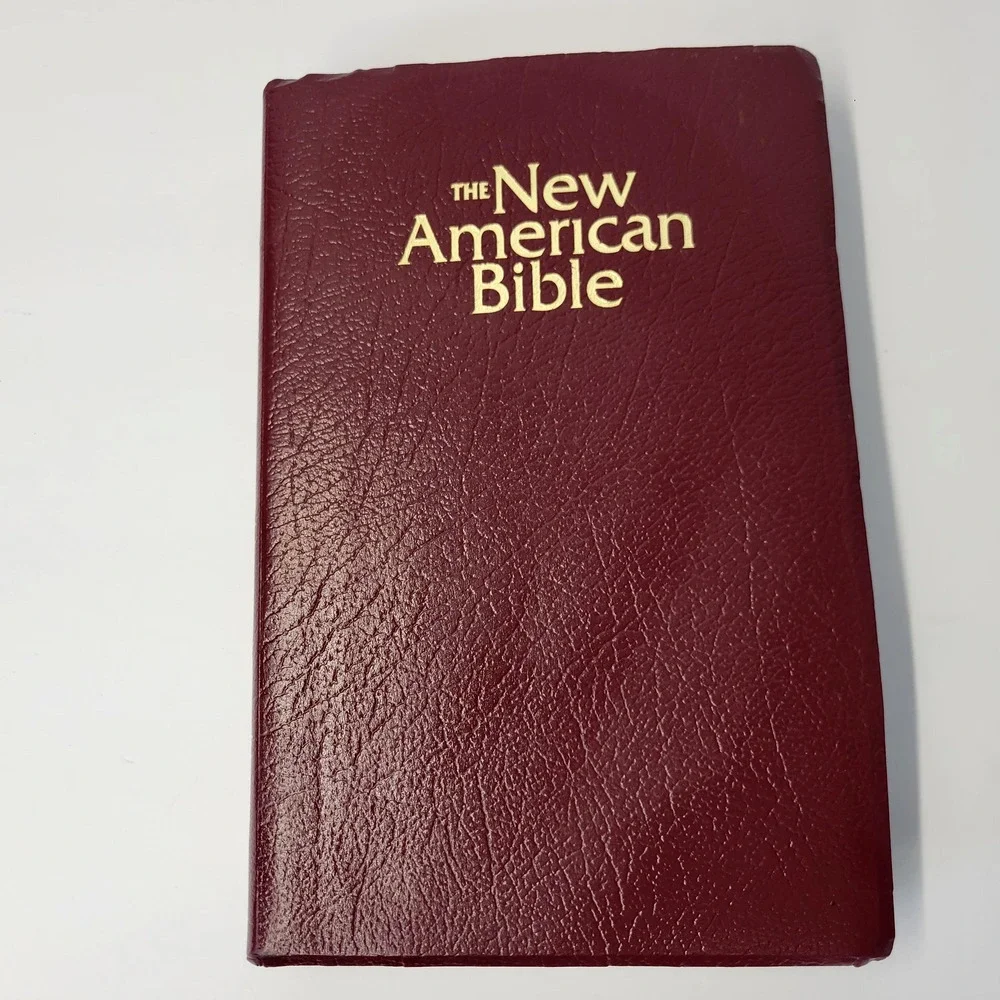 The New American Bible Revised Edition NABRE Catholic Burgundy Leatherette Cover